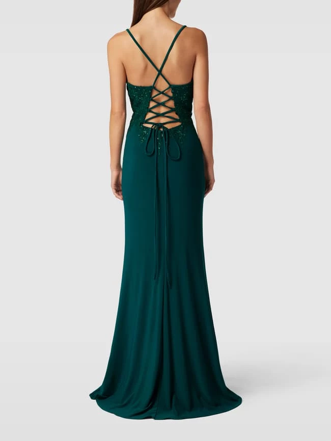 Mascara Abendkleid Mit Ziersteinbesatz - Smaragdgrün 5 Mascara Abendkleid Mit Ziersteinbesatz - Smaragdgrün – Bild 5