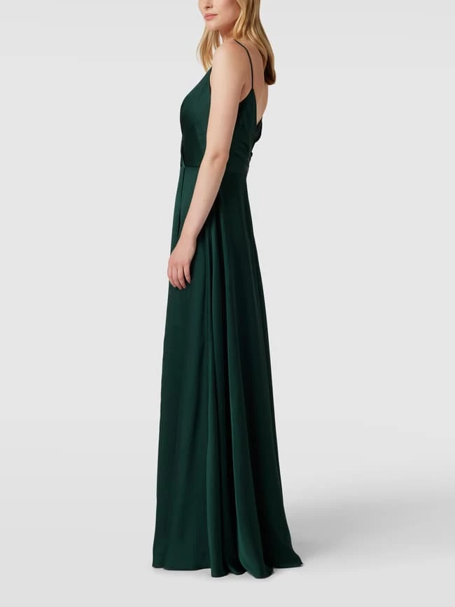 Luxuar Abendkleid Mit Gelegten Falten - Dunkelgrün 4 Luxuar Abendkleid Mit Gelegten Falten - Dunkelgrün – Bild 4