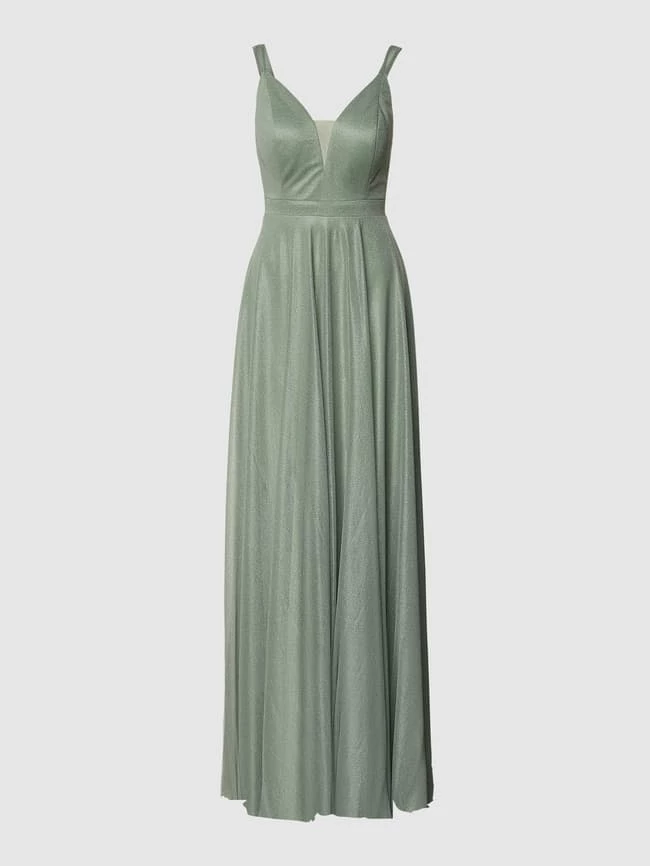 TROYDEN COLLECTION Abendkleid Mit Effektgarn - Mint 2 TROYDEN COLLECTION Abendkleid Mit Effektgarn - Mint – Bild 2