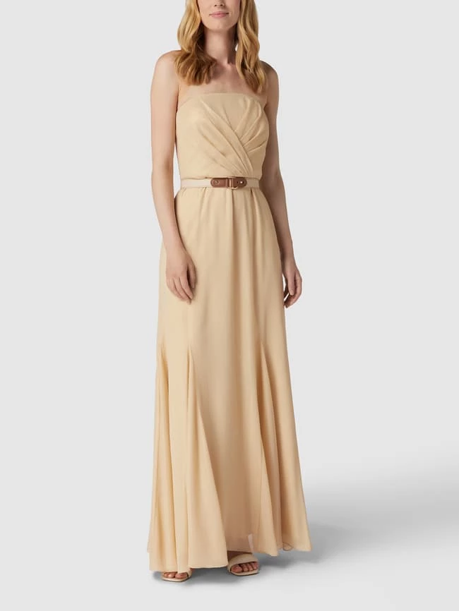 Lauren Ralph Lauren Abendkleid In Schimmerndem Design Modell 'TRINONAH' - Gold 1 Lauren Ralph Lauren Abendkleid In Schimmerndem Design Modell 'TRINONAH' - Gold