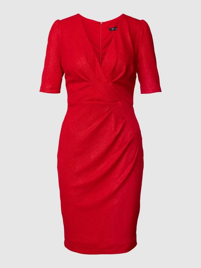 Paradi Knielanges Cocktailkleid In Schimmernder Optik - Rot 2 Paradi Knielanges Cocktailkleid In Schimmernder Optik - Rot – Bild 2