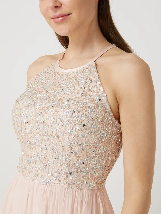 Jake*s Cocktail Abendkleid Mit Pailletten - Hellrosa 3 Jake*s Cocktail Abendkleid Mit Pailletten - Hellrosa – Bild 3