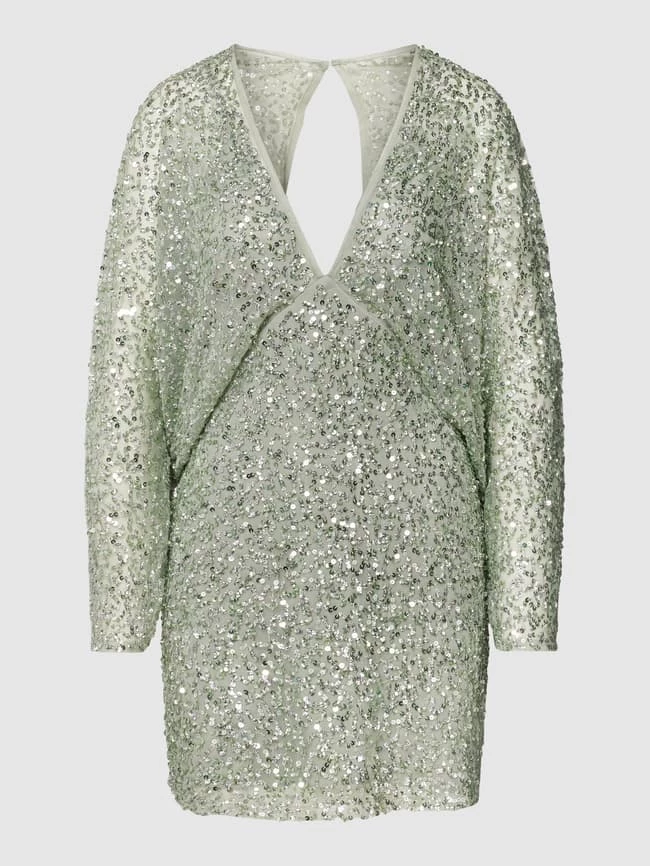 LACE & BEADS Cocktailkleid Mit Paillettenbesatz - Mint 2 LACE & BEADS Cocktailkleid Mit Paillettenbesatz - Mint – Bild 2