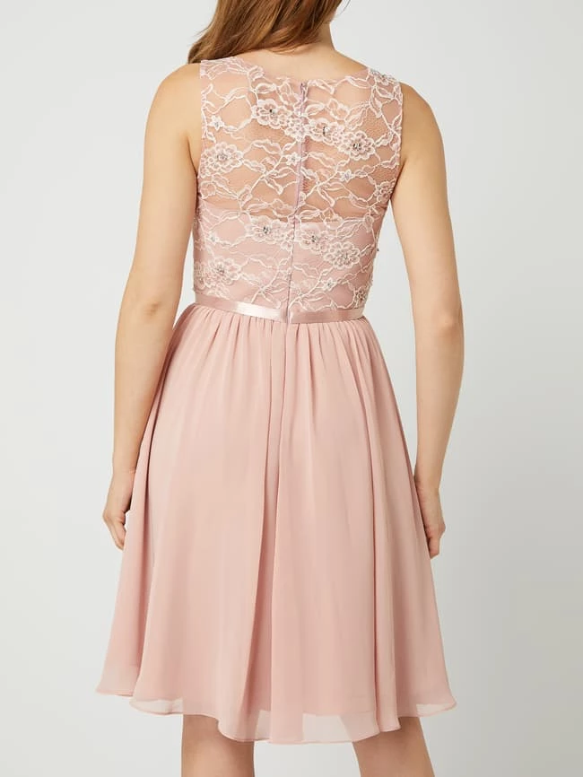 Luxuar Cocktailkleid Aus Floraler Spitze - Altrosa 5 Luxuar Cocktailkleid Aus Floraler Spitze - Altrosa – Bild 5