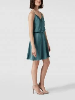 Unique Cocktailkleid In Wickel-Optik - Mint