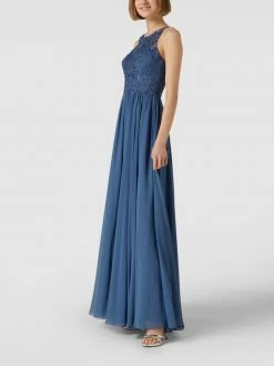 Laona Abendkleid Mit Zierbesatz - Bleu