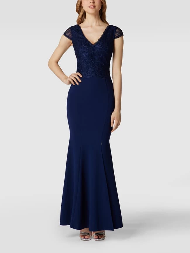 Lipsy Abendkleid Mit Herz-Ausschnitt - Dunkelblau 1 Lipsy Abendkleid Mit Herz-Ausschnitt - Dunkelblau