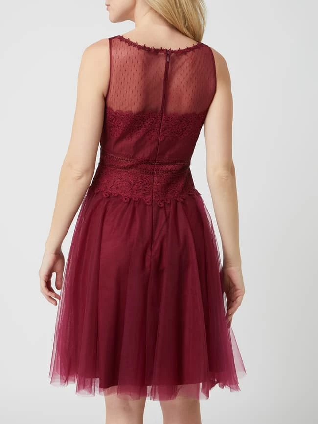 Luxuar Cocktailkleid Aus Tüll - Dunkelrot 5 Luxuar Cocktailkleid Aus Tüll - Dunkelrot – Bild 5