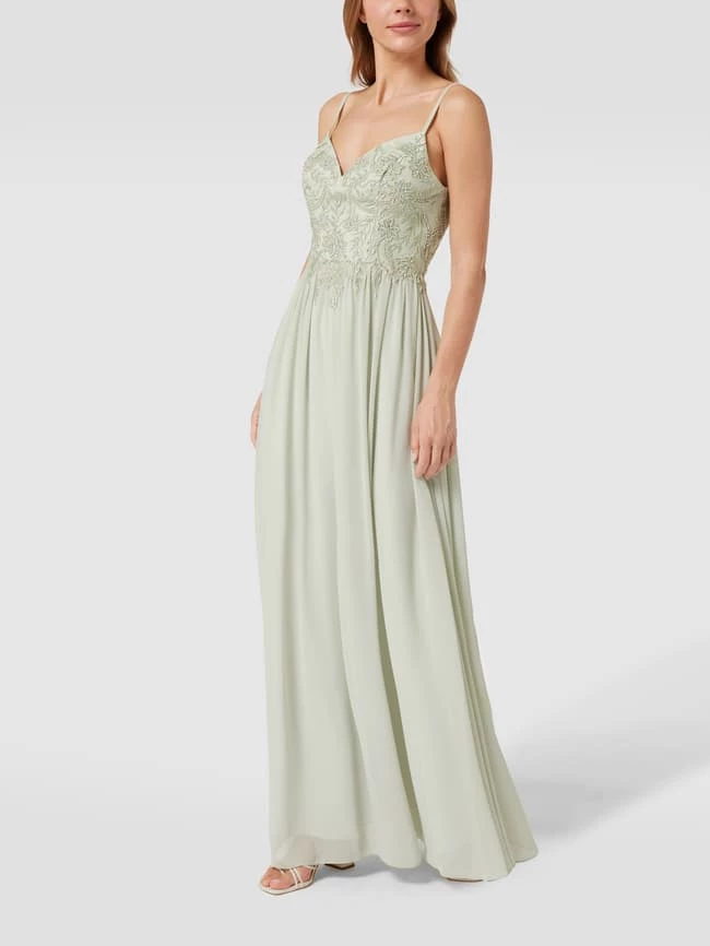 Laona Abendkleid In Maxilänge Mit Strasssteinbesatz - Mint 4 Laona Abendkleid In Maxilänge Mit Strasssteinbesatz - Mint – Bild 4