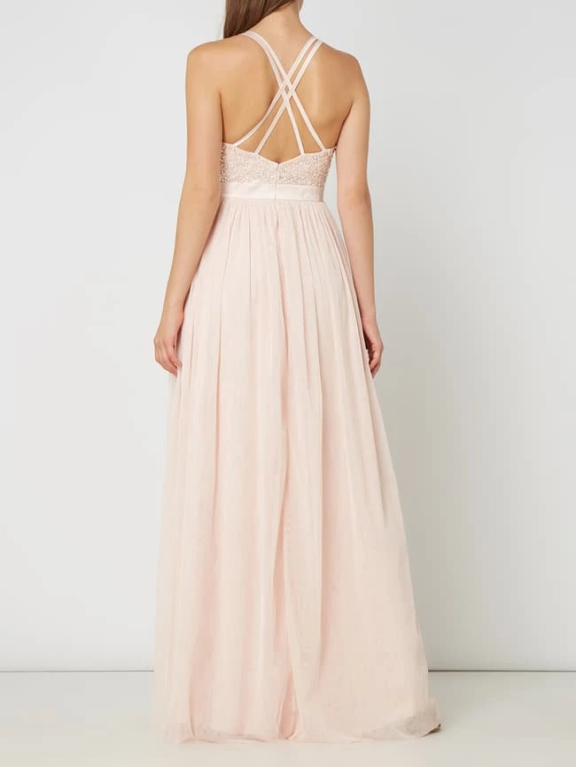 Jake*s Cocktail Abendkleid Mit Pailletten - Metallic Rosa 4 Jake*s Cocktail Abendkleid Mit Pailletten - Metallic Rosa – Bild 4