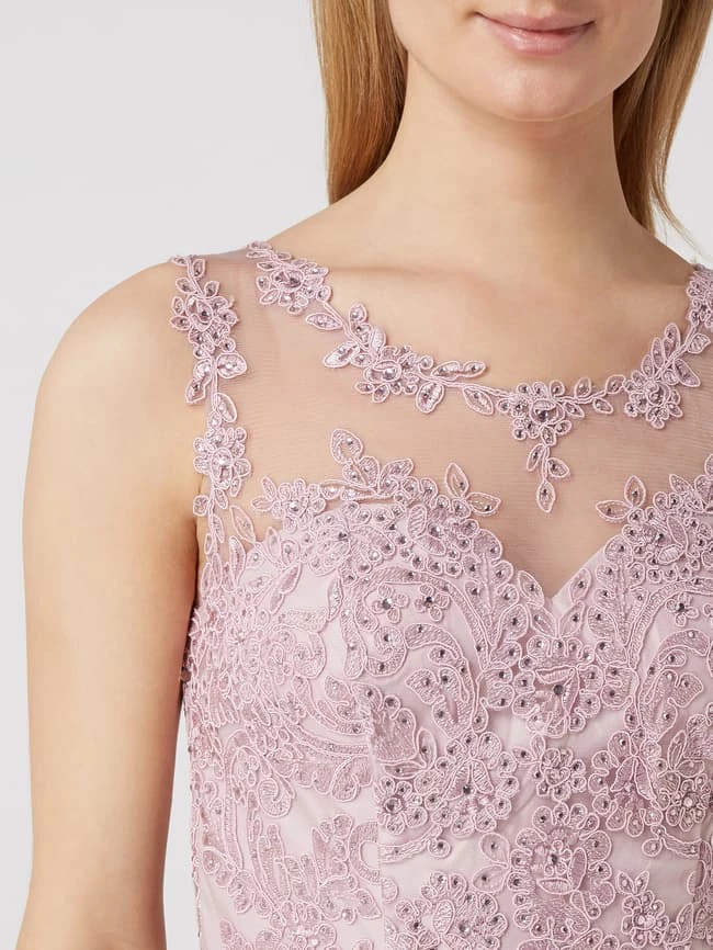 Mascara Abendkleid Mit Ziersteinbesatz - Rosé 3 Mascara Abendkleid Mit Ziersteinbesatz - Rosé – Bild 3