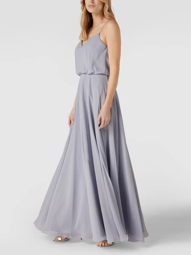 Laona Abendkleid Mit Spaghettiträgern - Hellblau 1 Laona Abendkleid Mit Spaghettiträgern - Hellblau